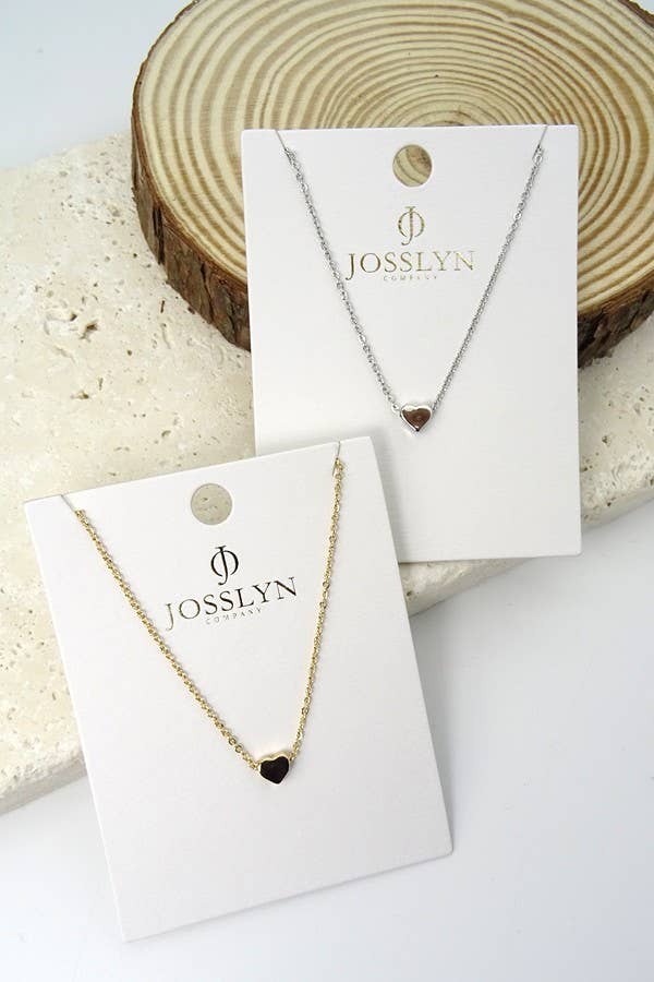 NECKLACE HEART: GOLD