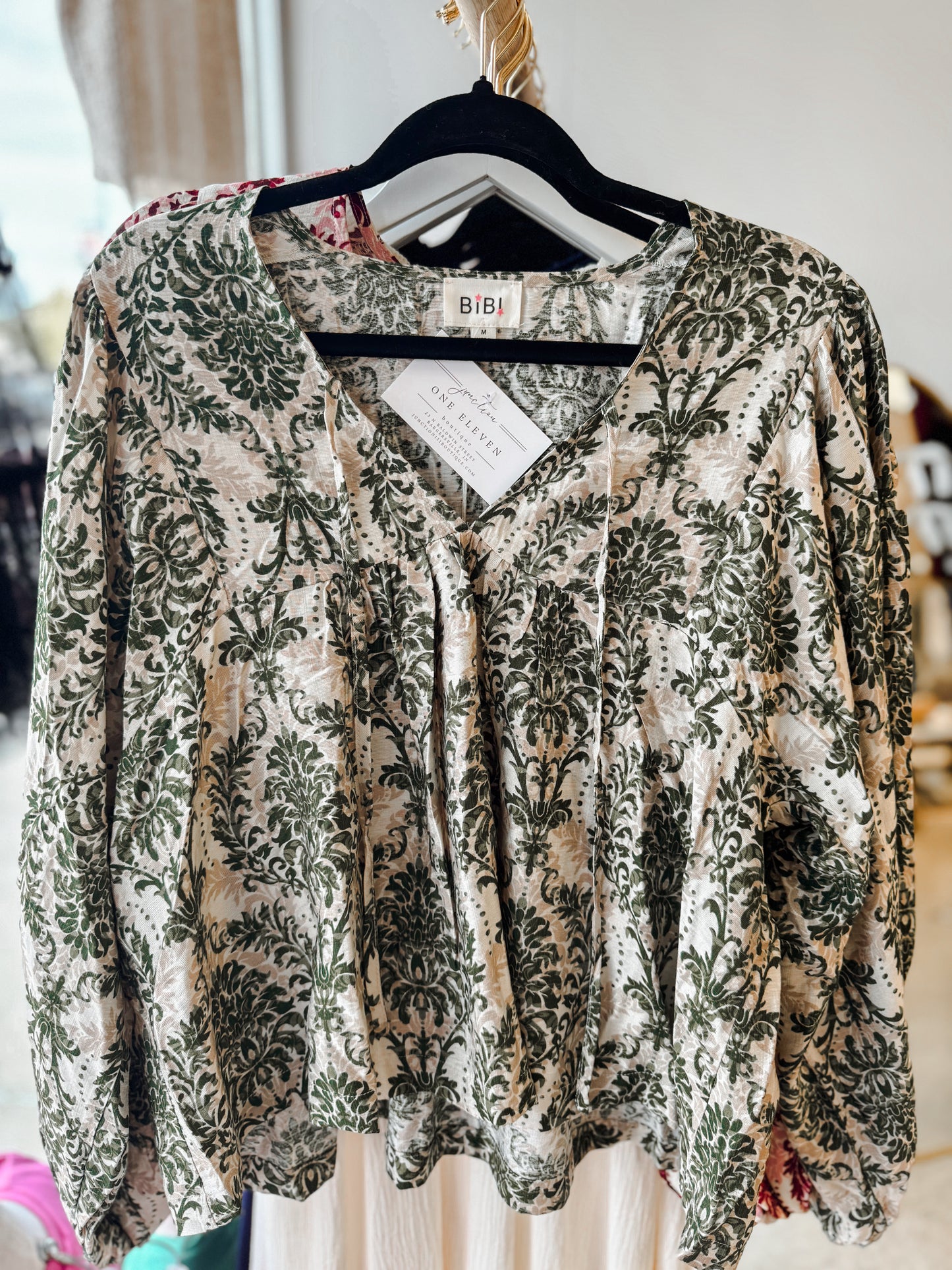 Evergreen Blooms Blouse