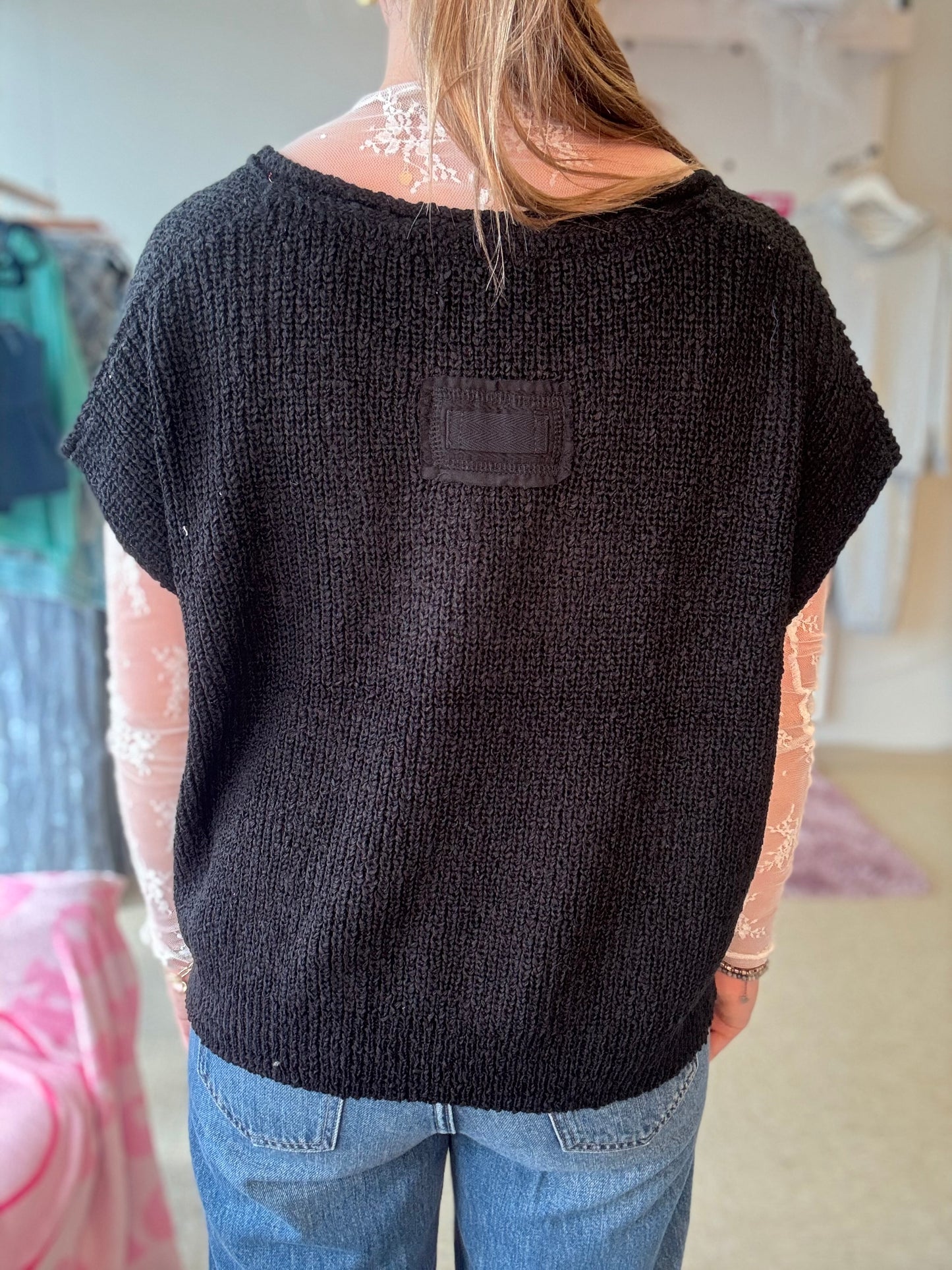 Harbor Breeze Midnight Knit Top