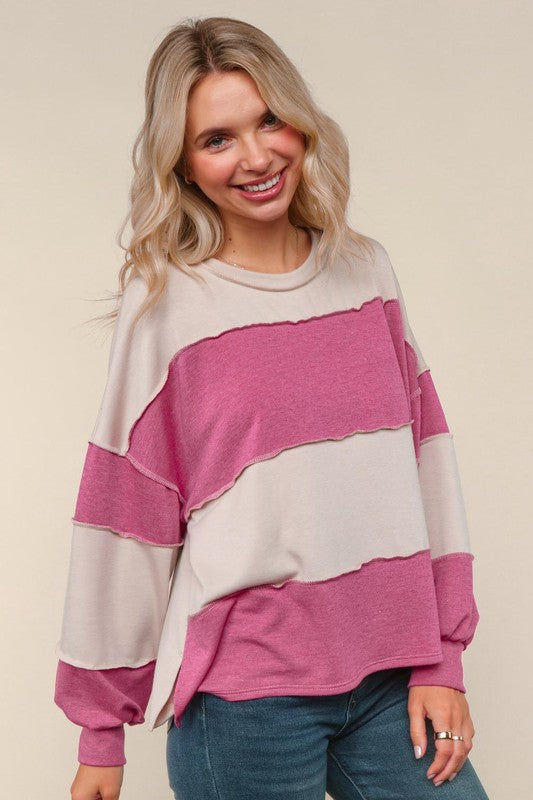 Blush Break Pullover