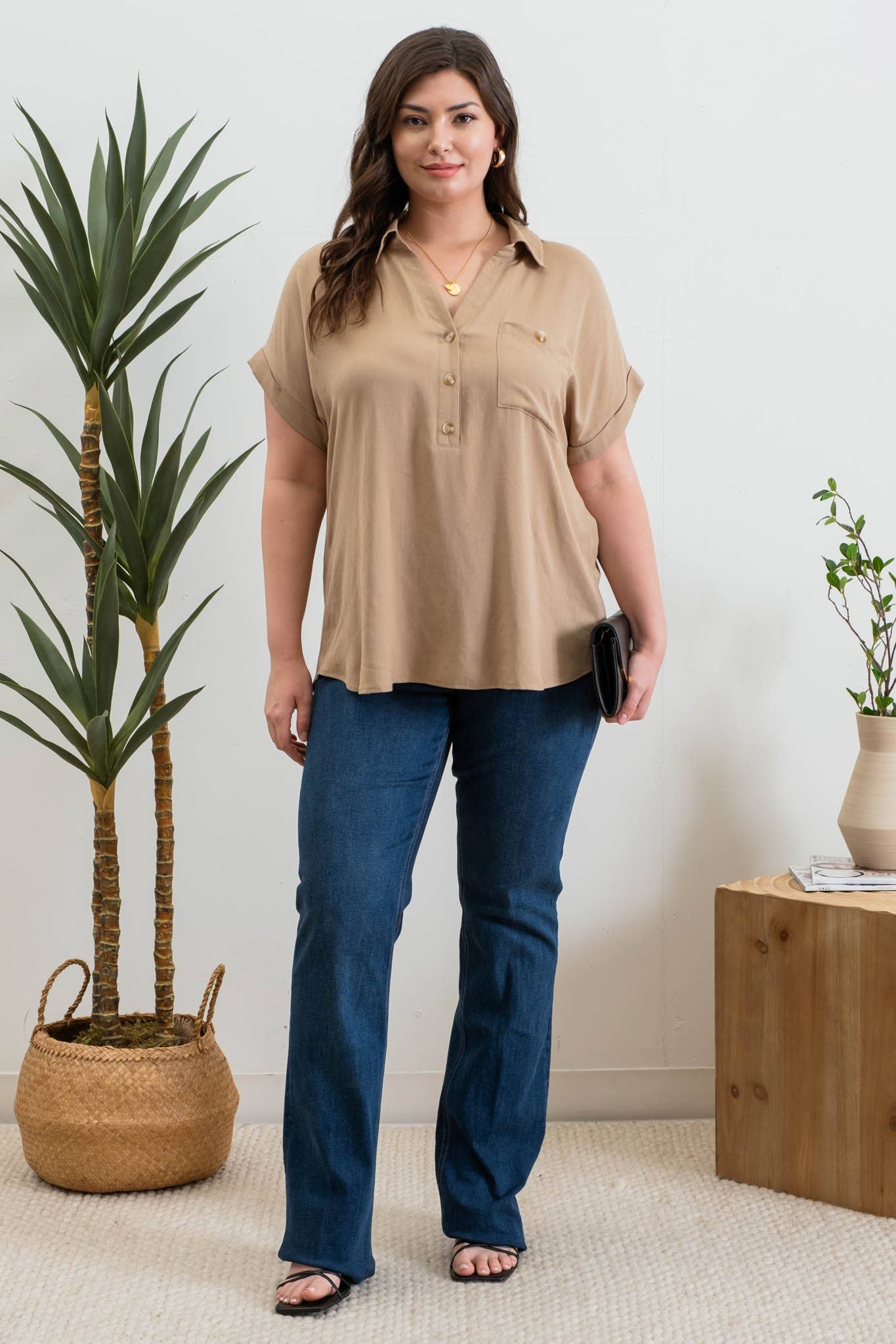 Button Down Curvy