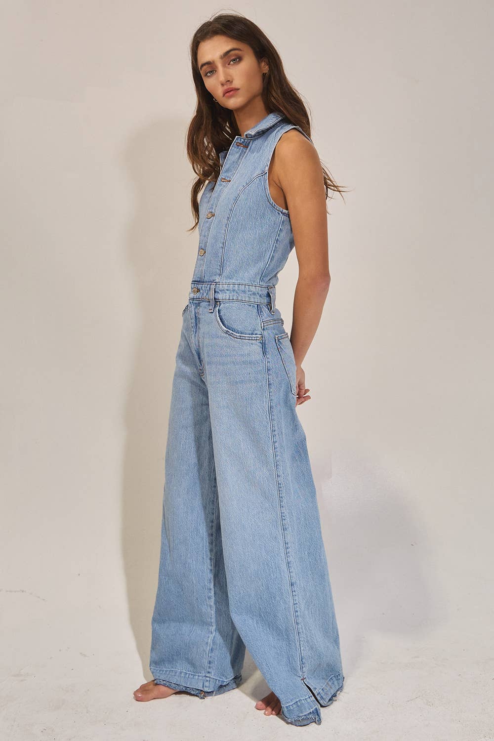 The Downtown Denim Jumpsuit