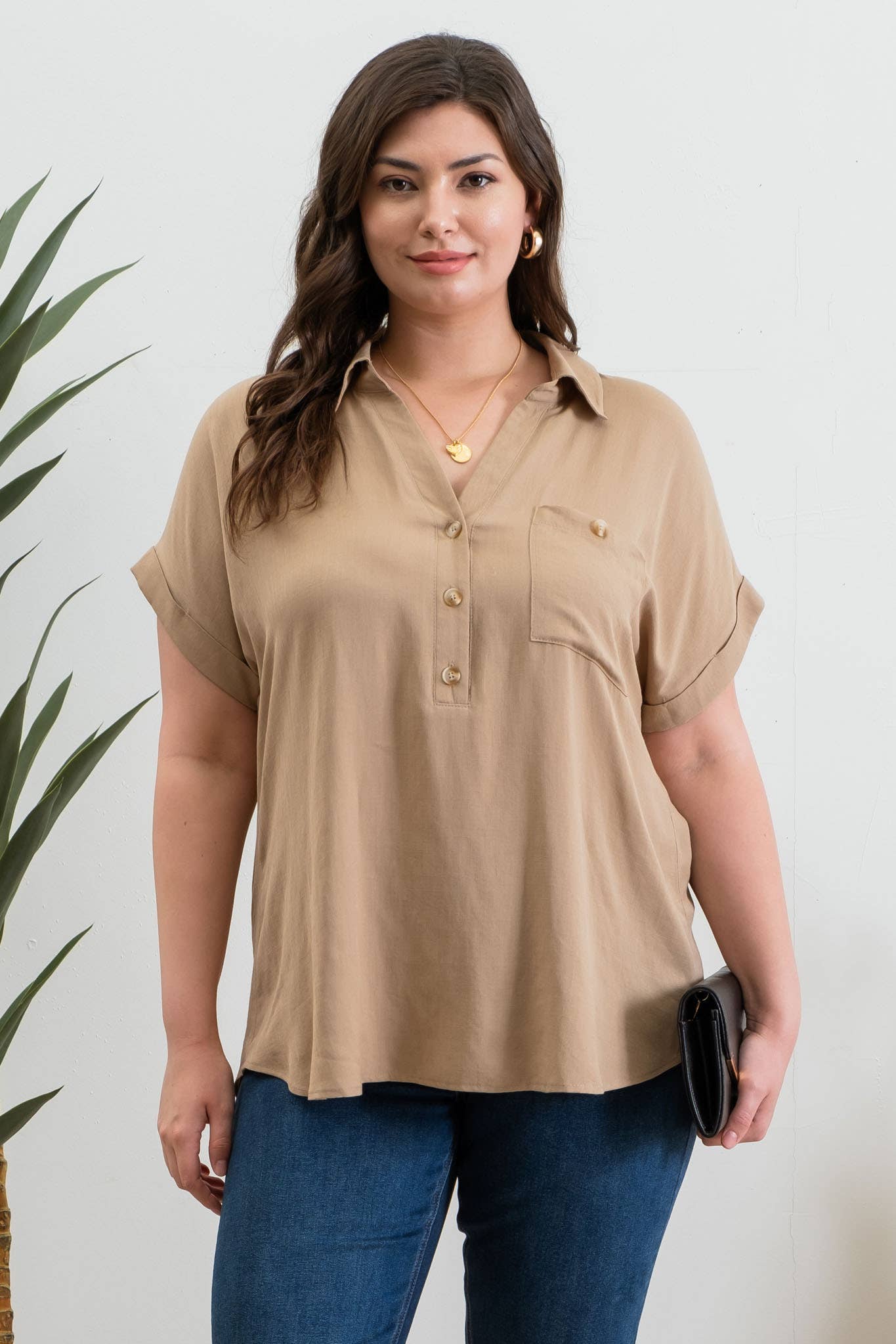 Button Down Curvy