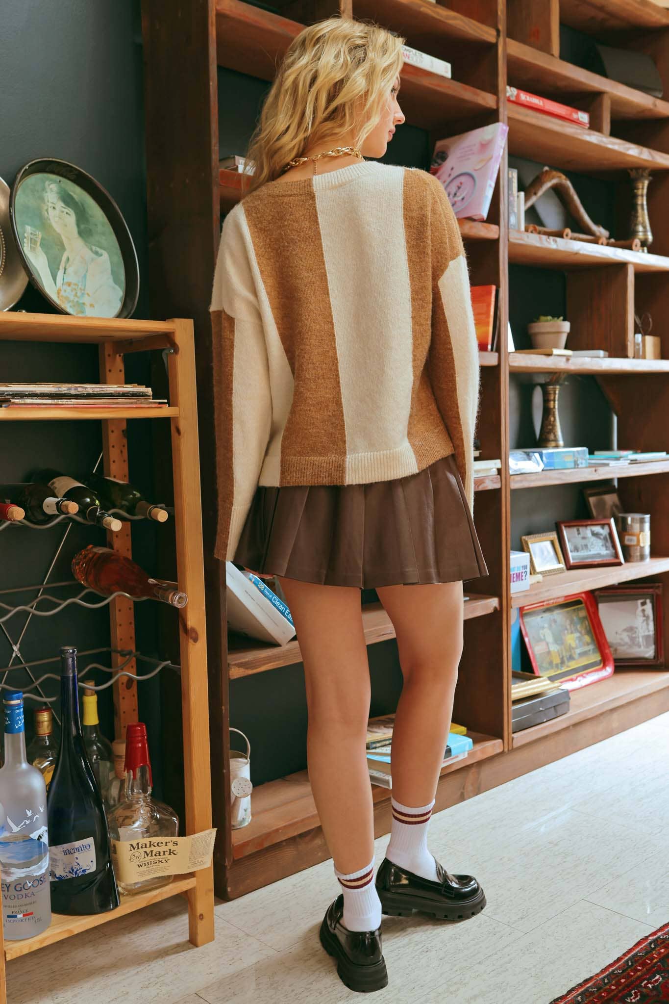 The Hazel Two Tone Sweater