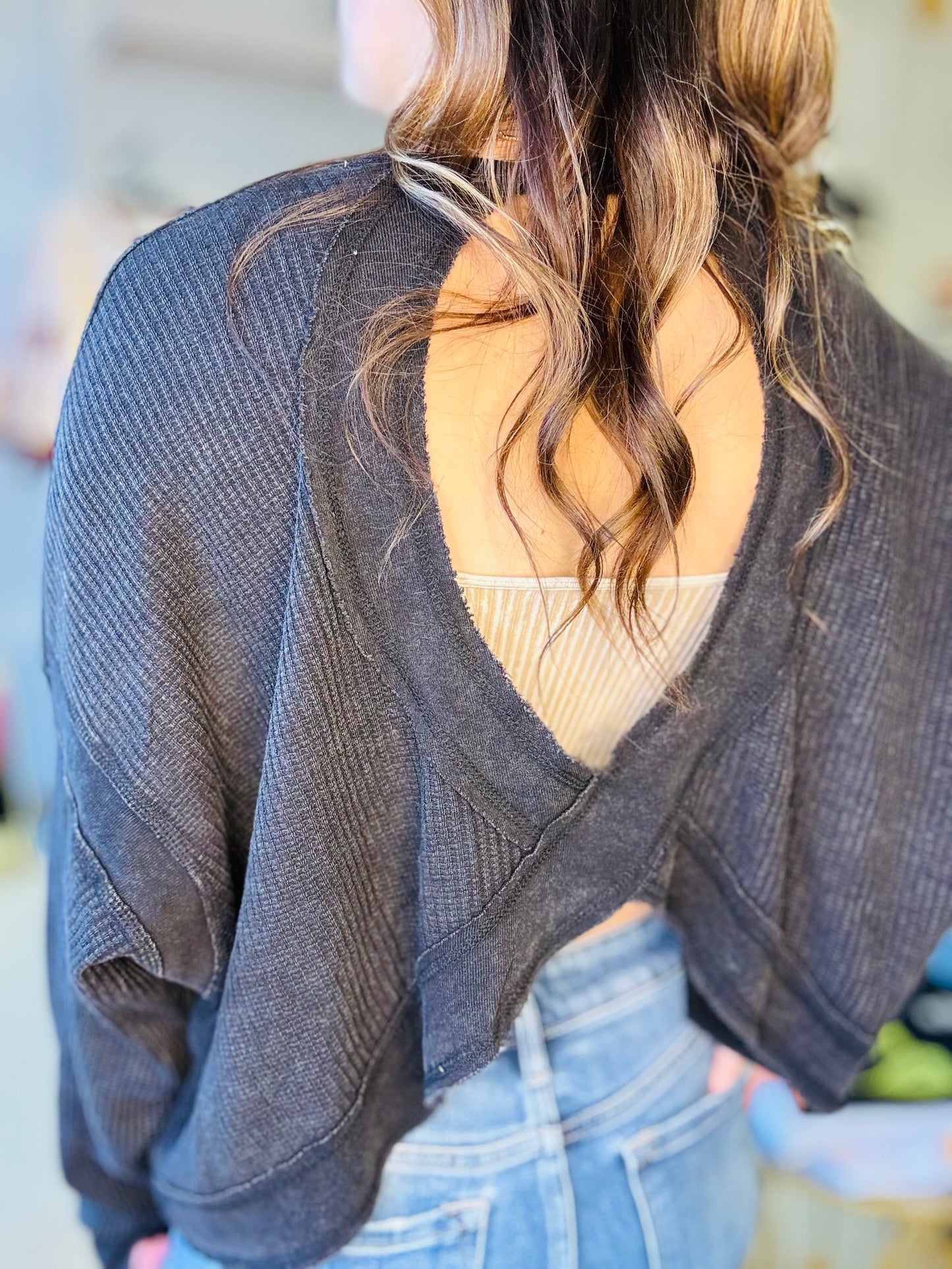The Crossback Cutout Top