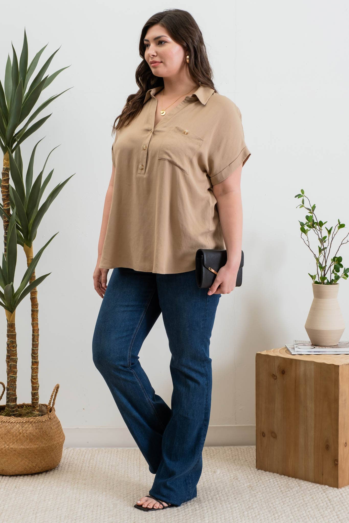 Button Down Curvy
