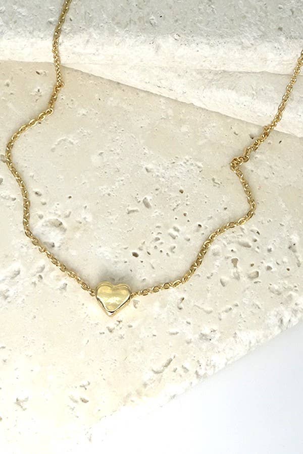 NECKLACE HEART: GOLD