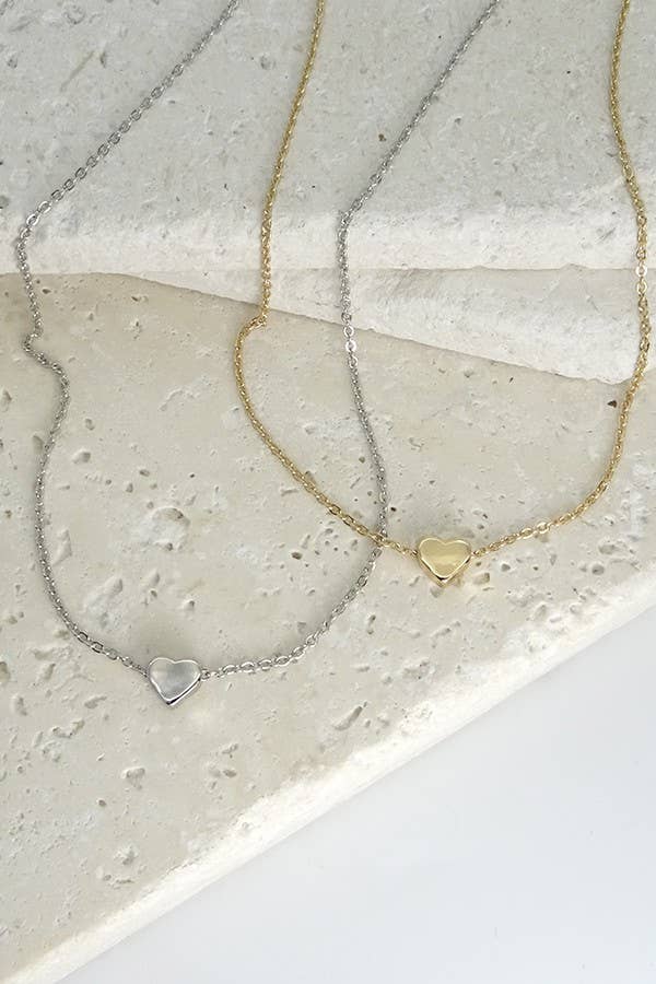 NECKLACE HEART: GOLD