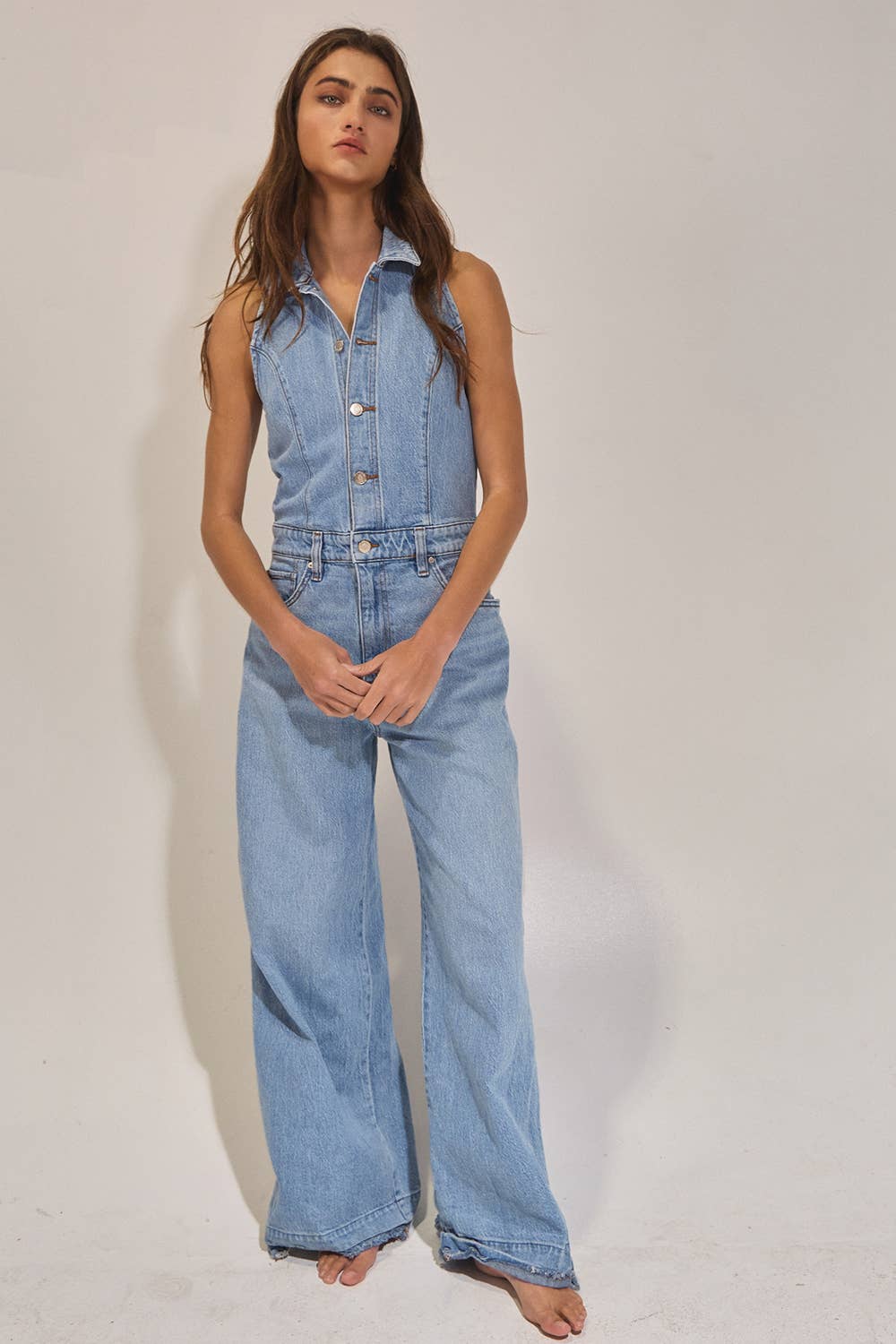 The Downtown Denim Jumpsuit