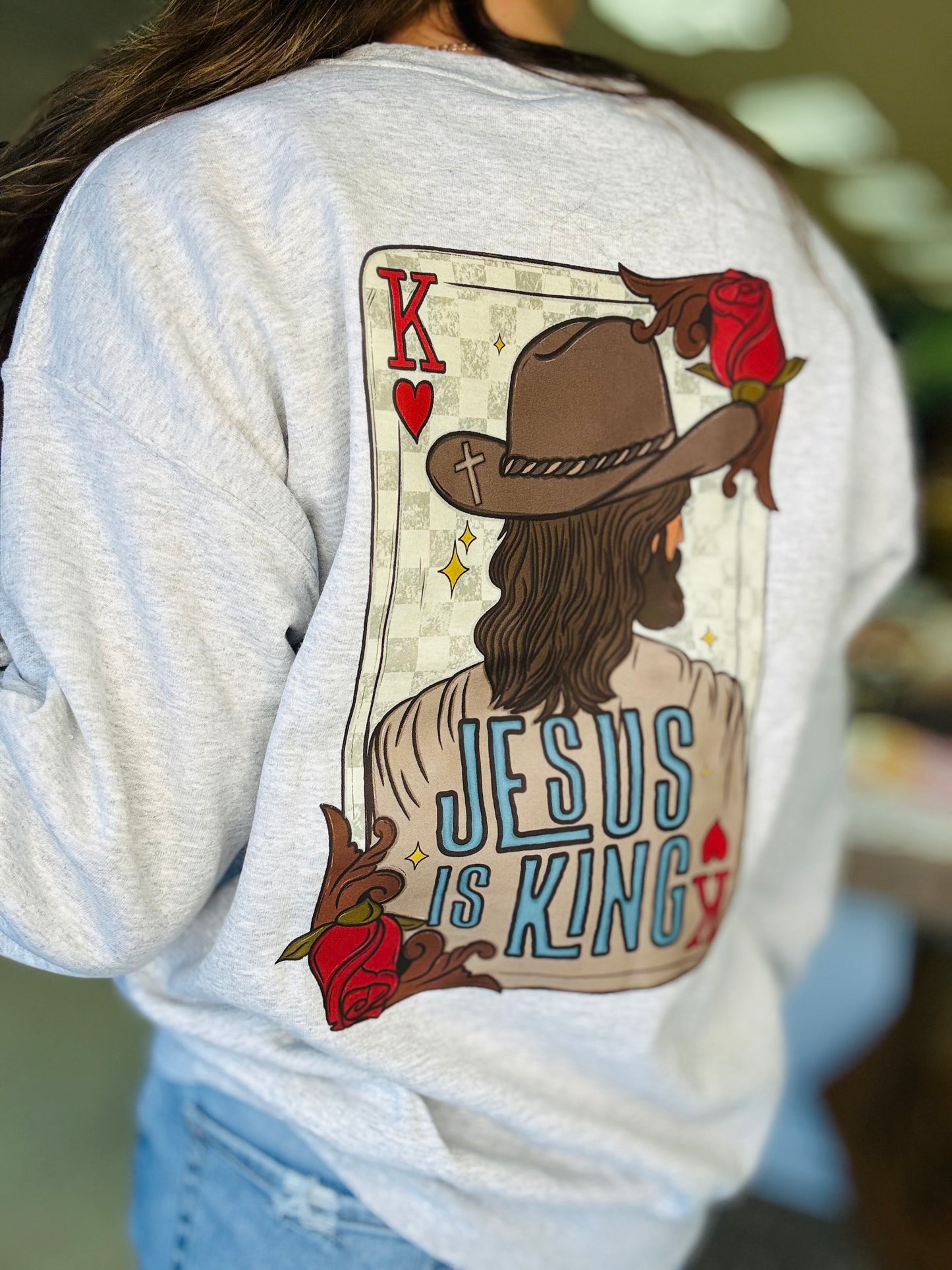 Jesus Is King Crewneck
