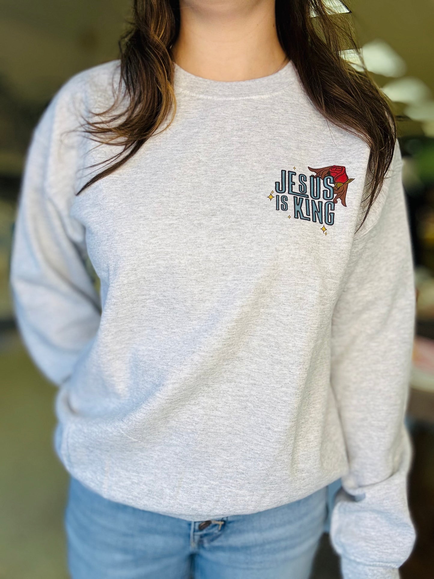 Jesus Is King Crewneck