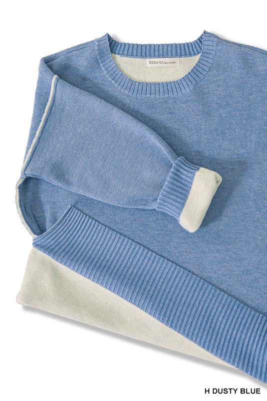 Blue Harvest Knit Sweater