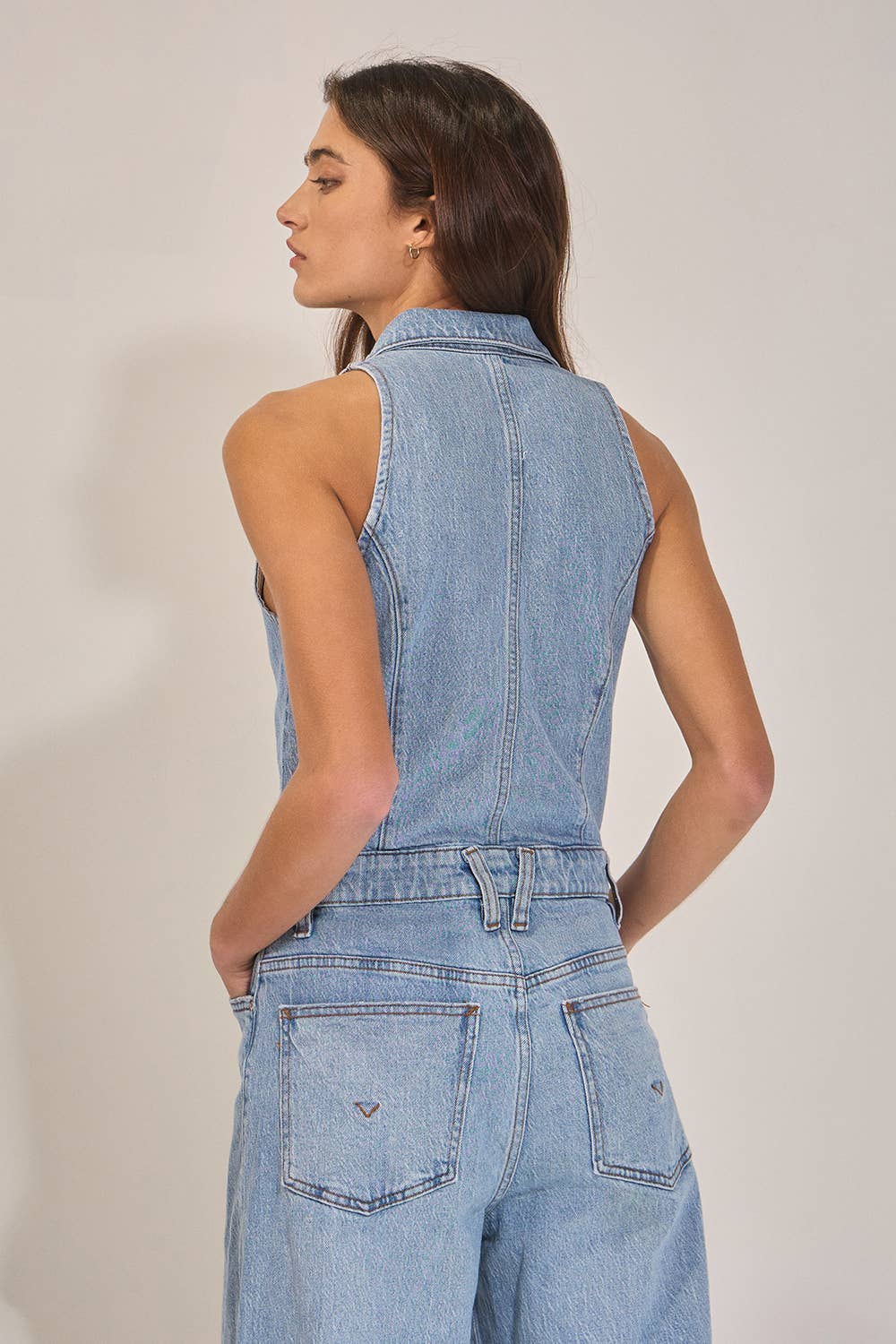 The Downtown Denim Jumpsuit