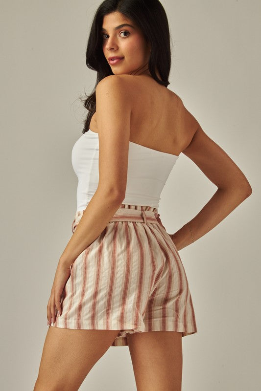 Sunset Stroll Paperbag Shorts