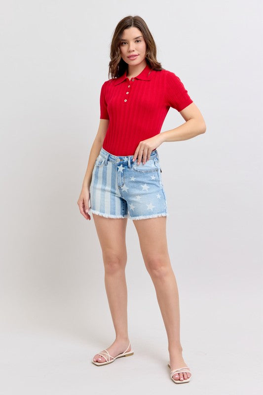 Americana Judy Blue Shorts