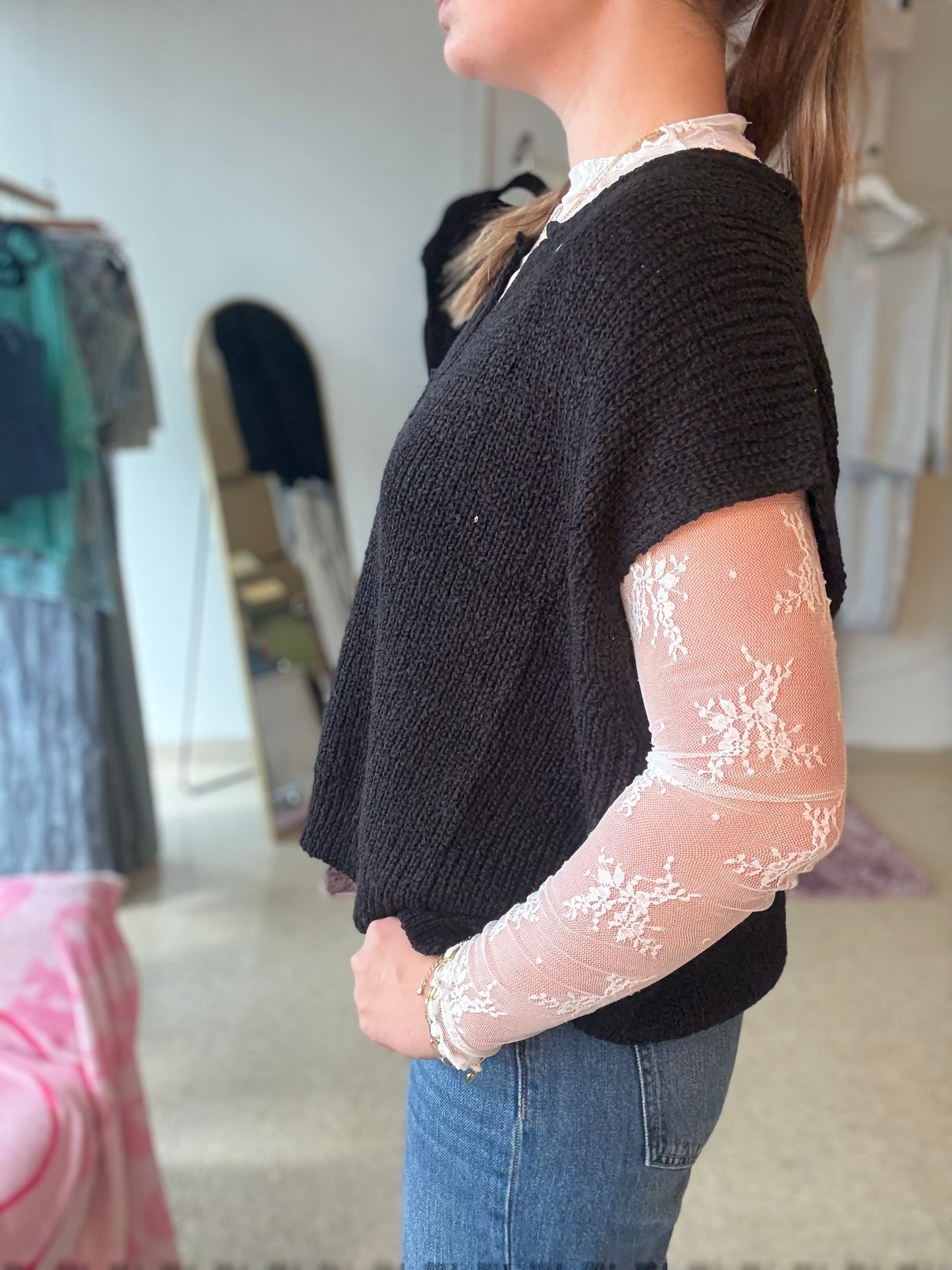 Harbor Breeze Midnight Knit Top