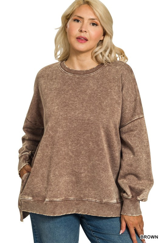 The Harlow Washed Pullover