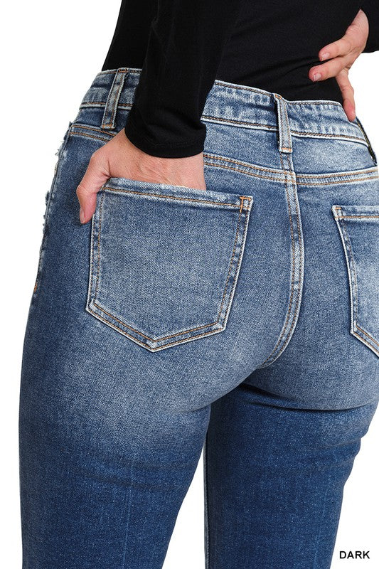 Kick Cropped Denim