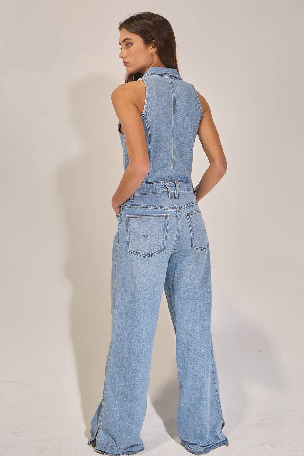 The Downtown Denim Jumpsuit