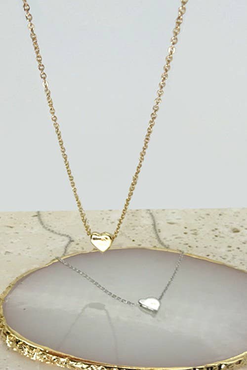 NECKLACE HEART: GOLD