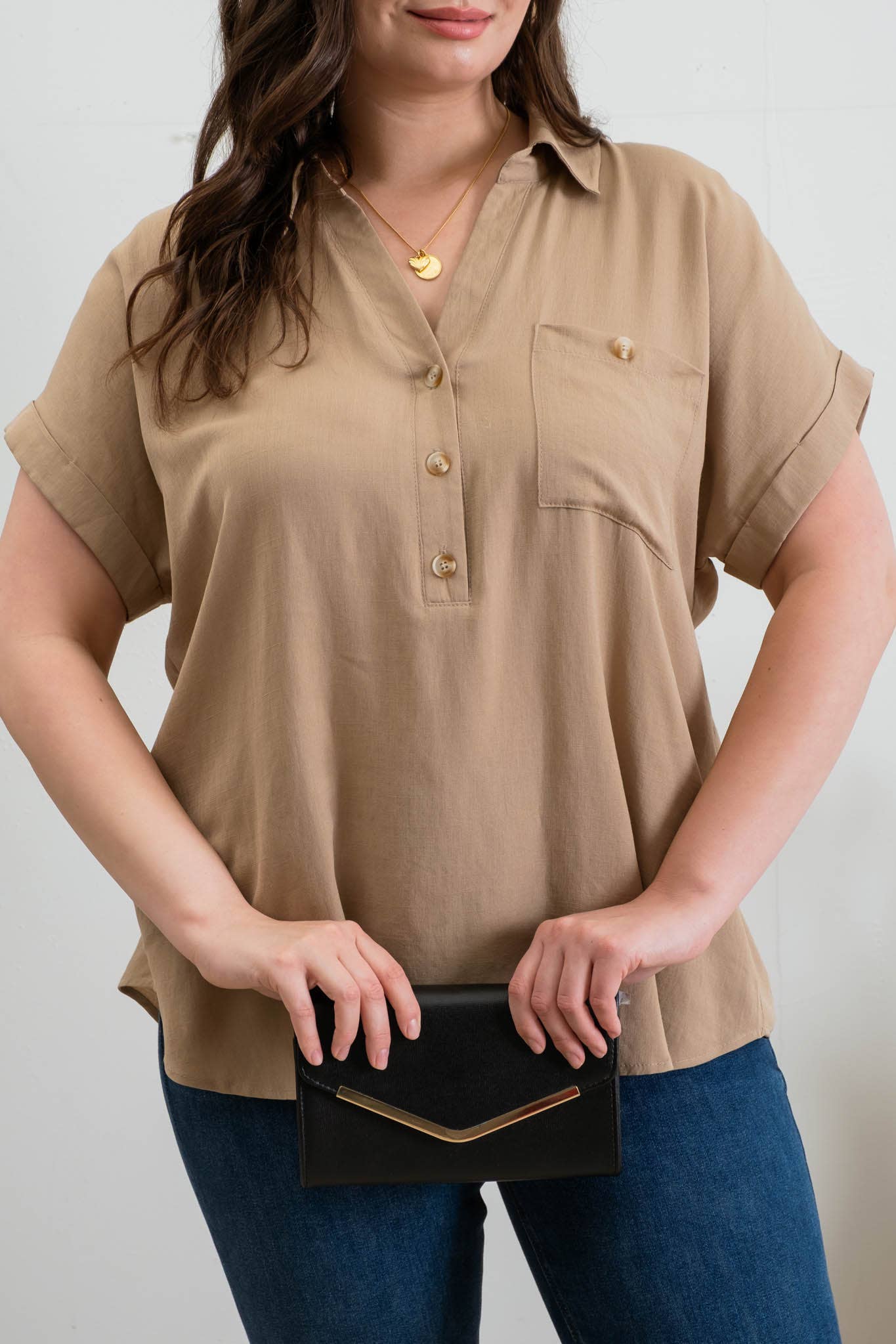 Button Down Curvy
