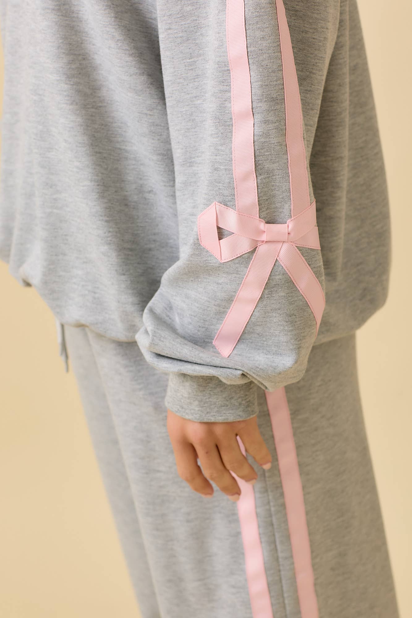 Pink Ribbon Bow Set