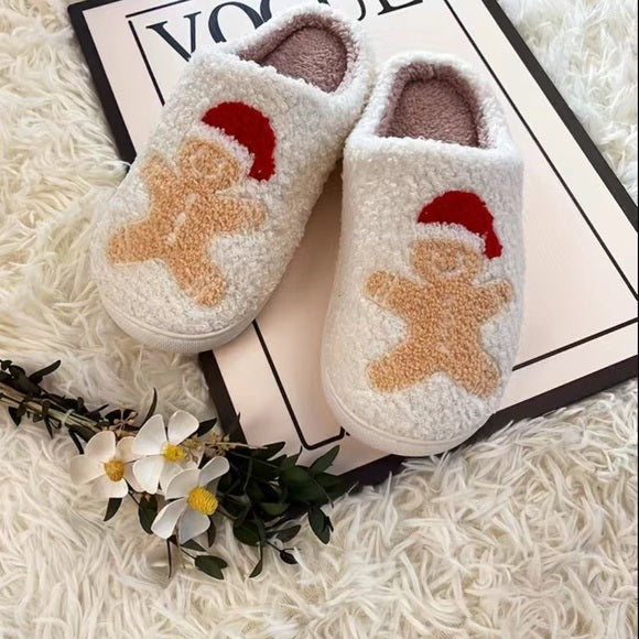 Gingerbread Man Slippers