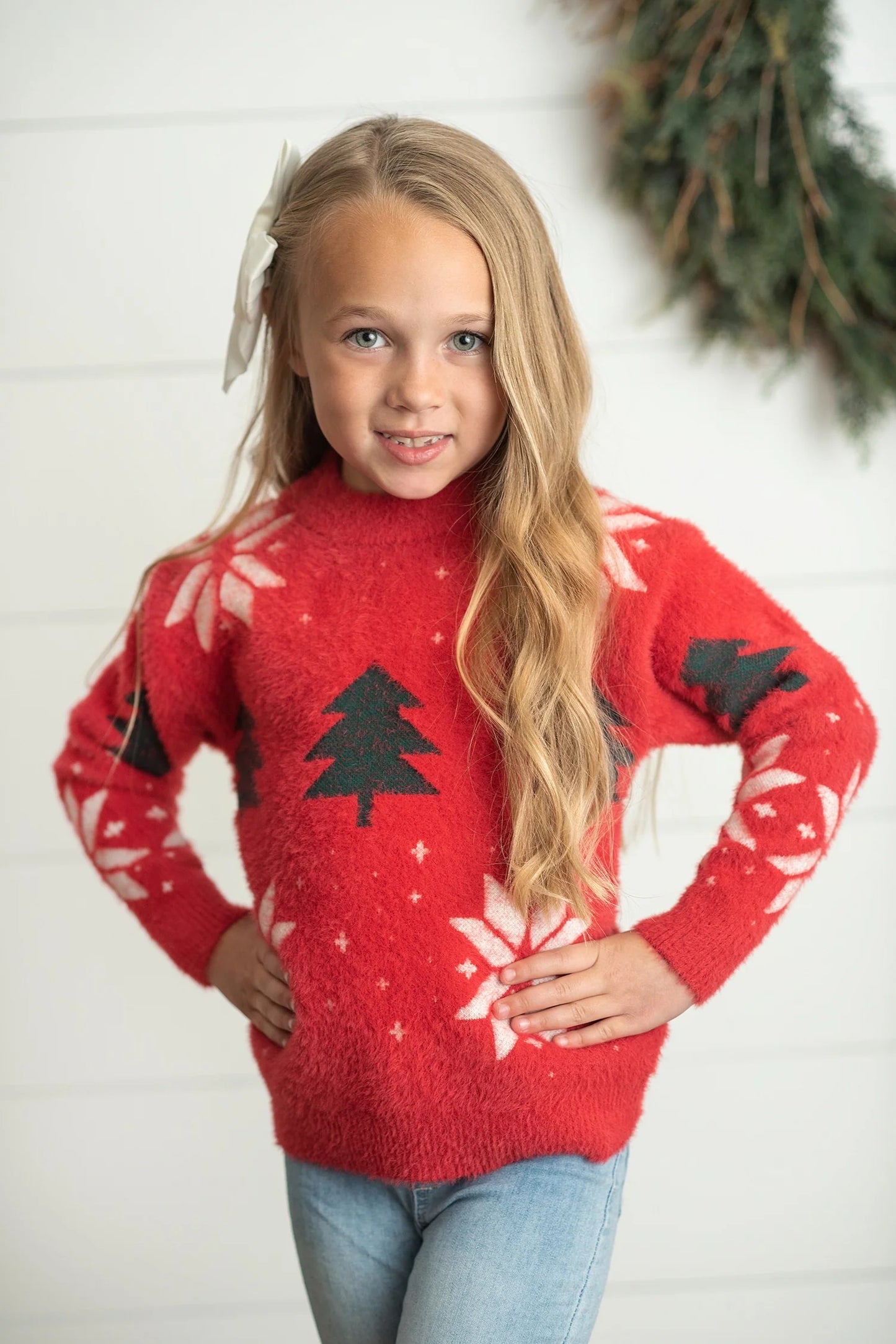 Tree and Snowflake Sweater