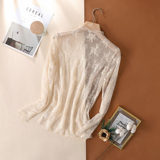 Ivory Dolly Mesh Top