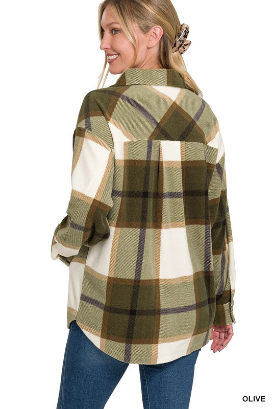 Vintage Pines Fleece Shacket