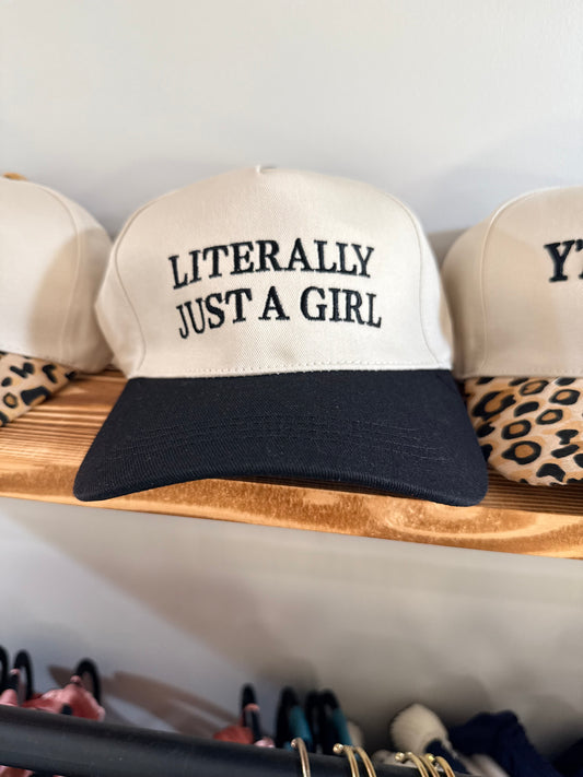 Literally Just A Girl- Black Bill