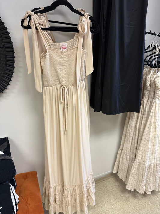 Cream Maxi Dress