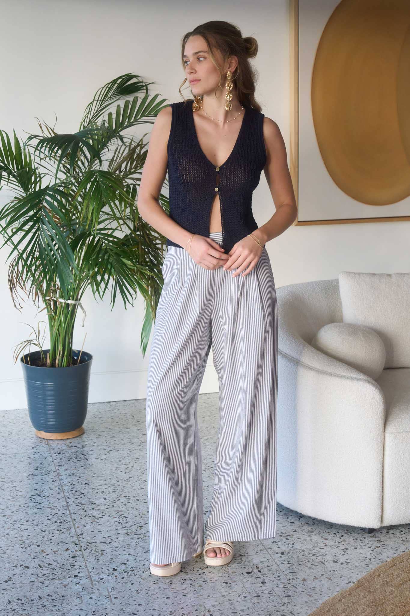 Crochet V Neck