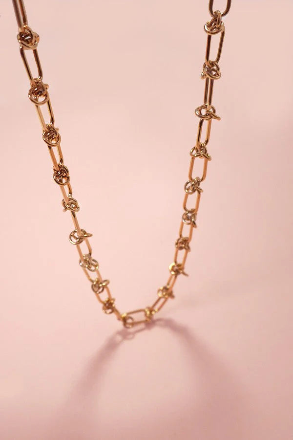 Titanium Non-Tarnish Barbed Wire Necklace