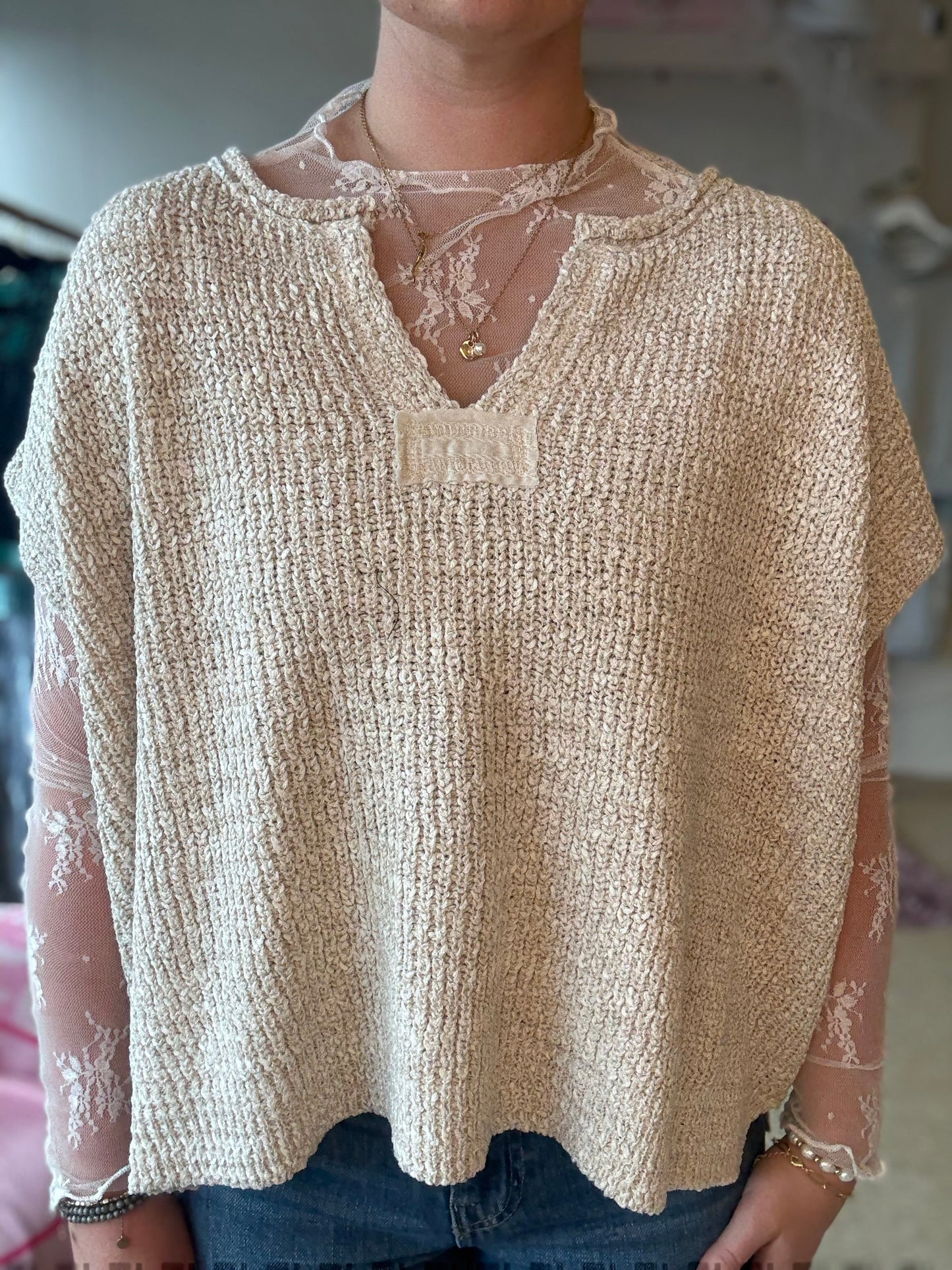 Harbor Breeze Sandstone Knit Top