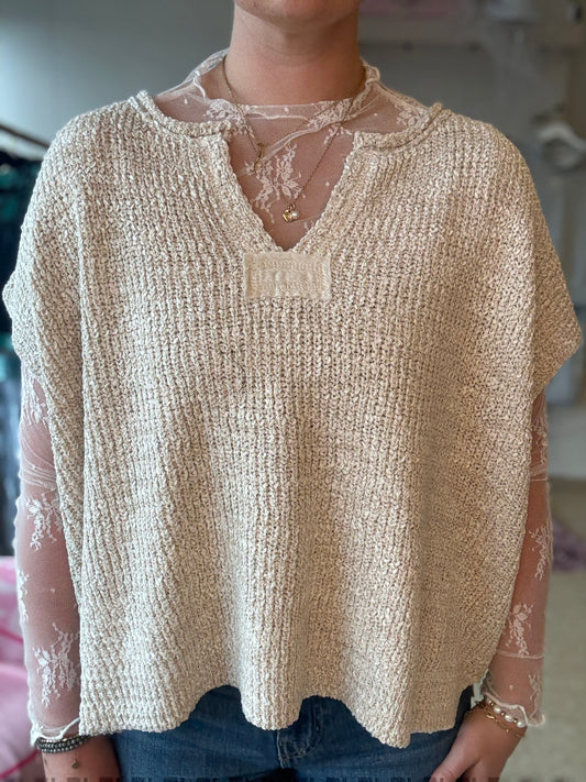 Harbor Breeze Sandstone Knit Top
