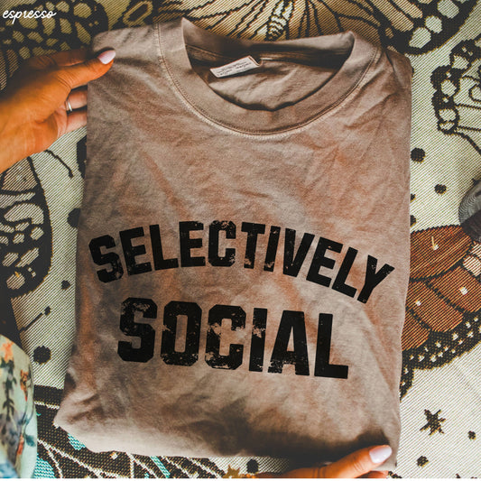 Selectively Social Tee