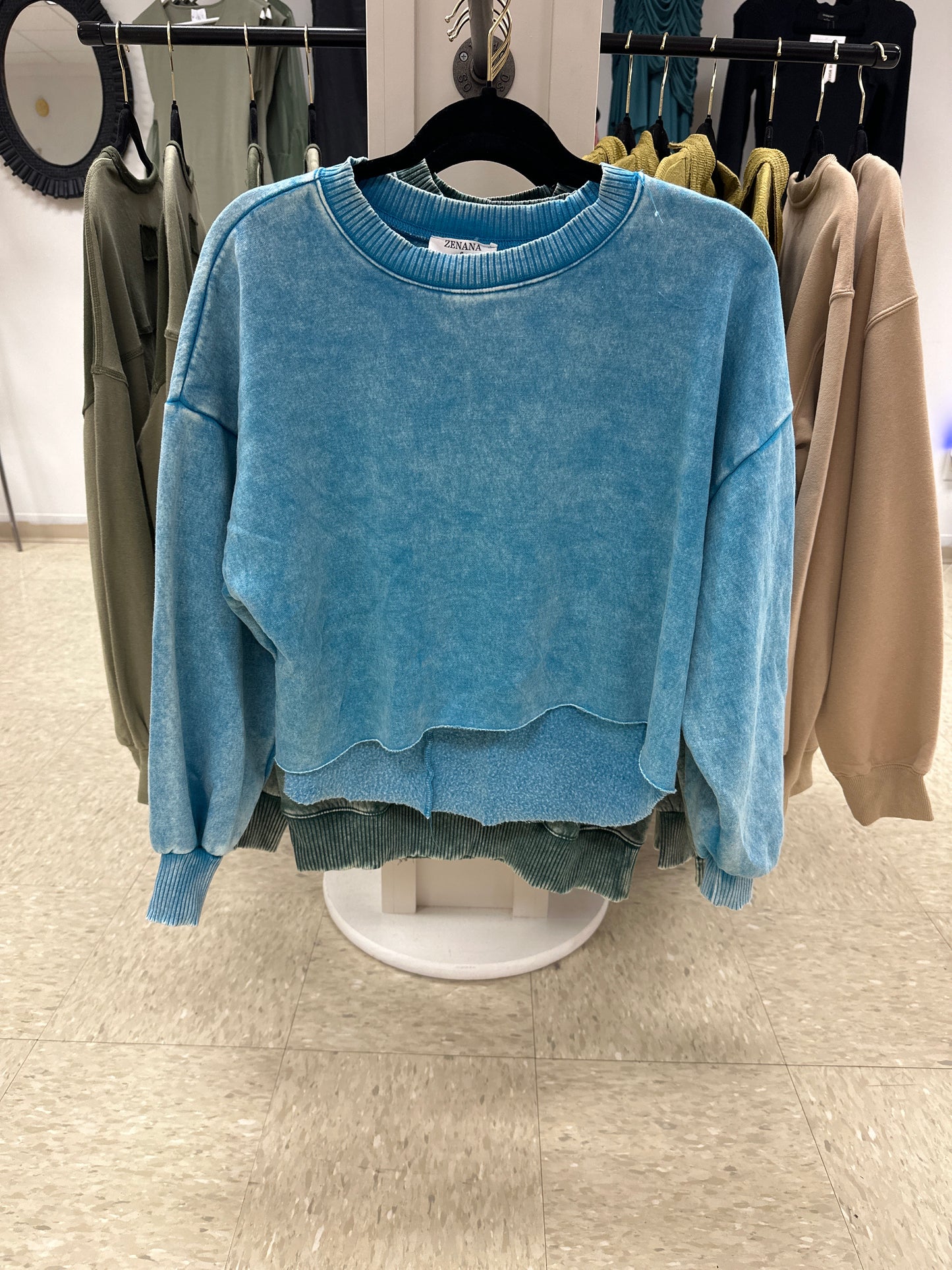 Zenana Cropped Sweater