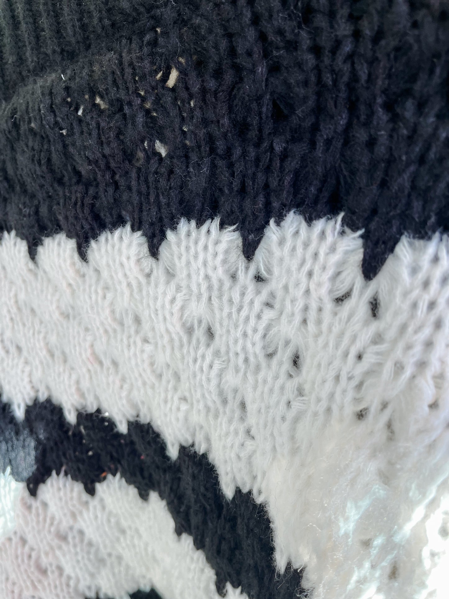 Scallop Striped Cardigan