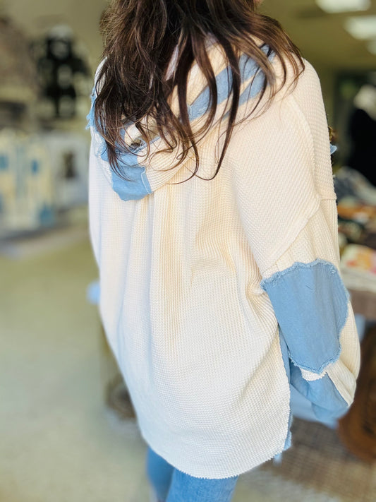 POL Patchwork Shacket