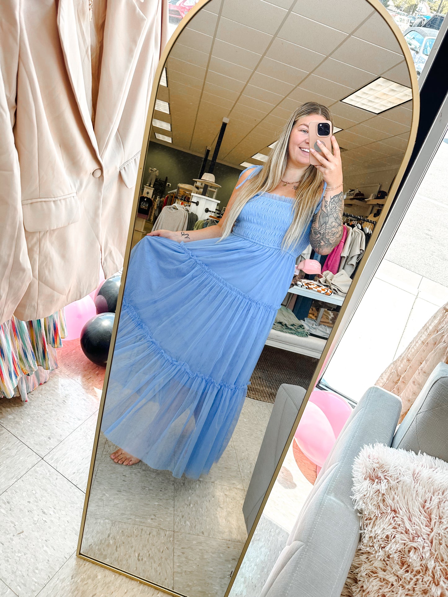 Periwinkle Tulle Dress
