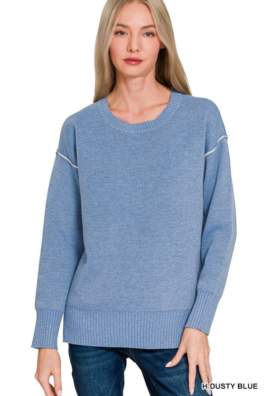 Blue Harvest Knit Sweater