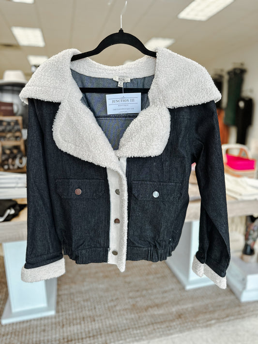 Sherpa Denim Jacket