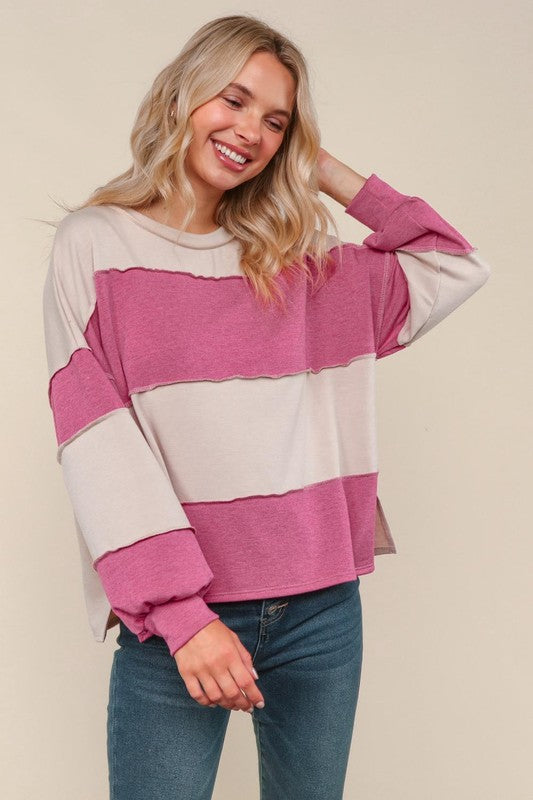 Blush Break Pullover