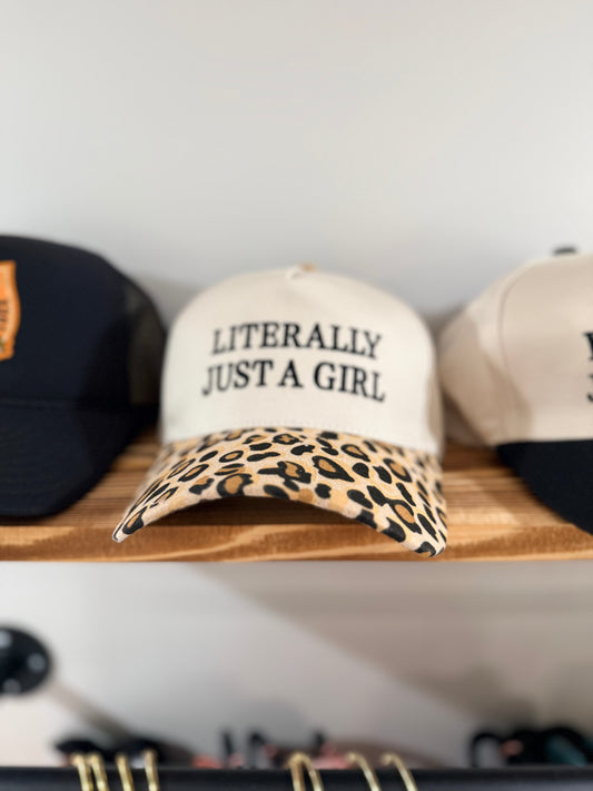 Literally Just A Girl- Leopard Bill