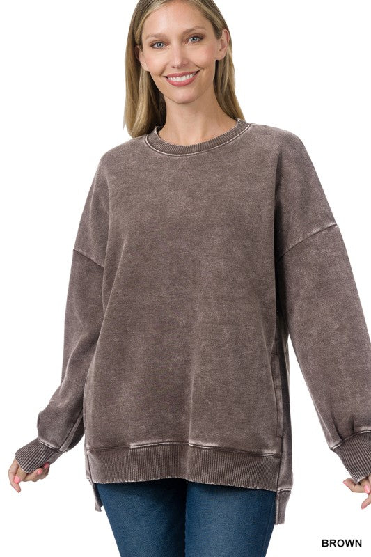 The Harlow Washed Pullover