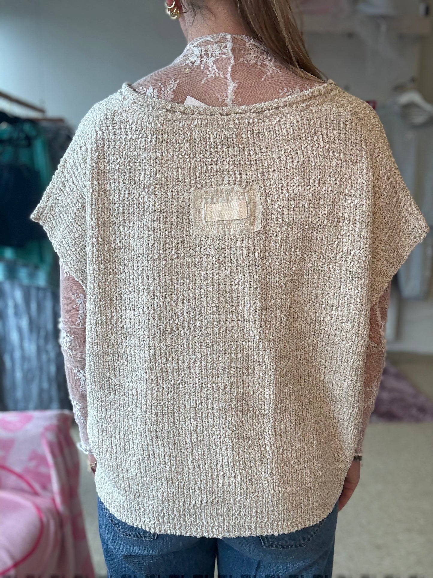 Harbor Breeze Sandstone Knit Top