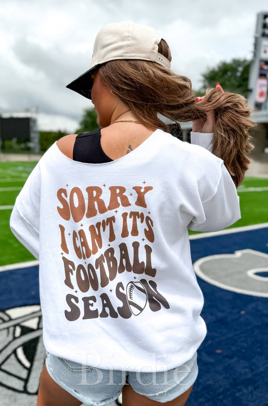 Sorry, Football Season