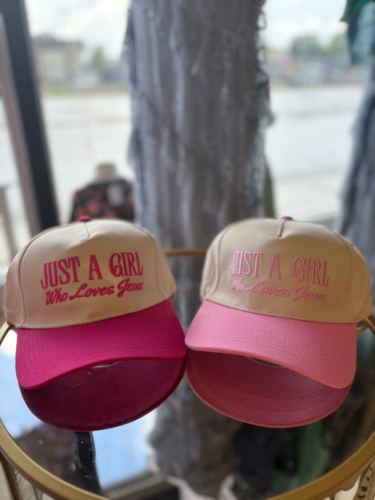 Just a Girl Who Loves Jesus – Light Pink