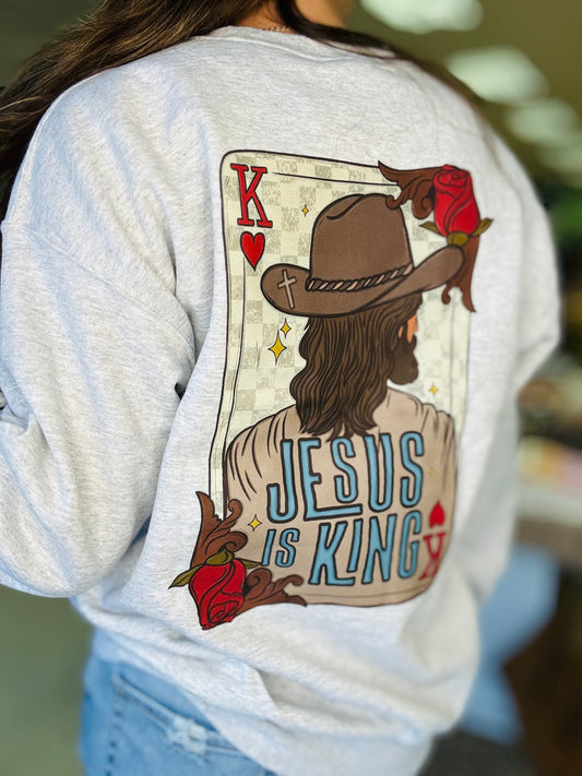 Jesus Is King Crewneck
